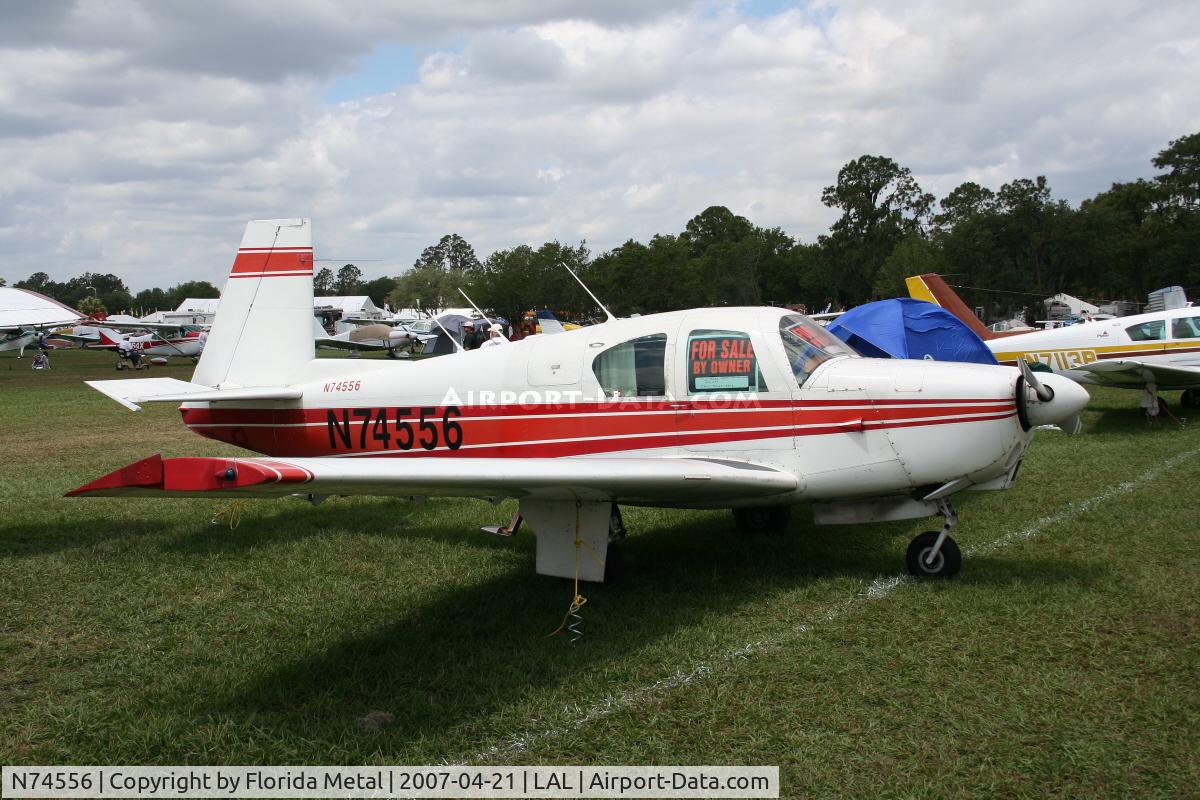 N74556, 1961 Mooney M20C Ranger C/N 1948, M20C