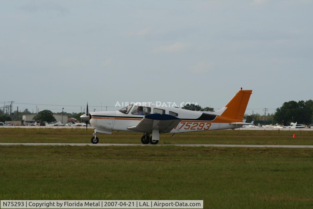 N75293, 1976 Piper PA-28R-200 C/N 28R-7635289, PA-28-200