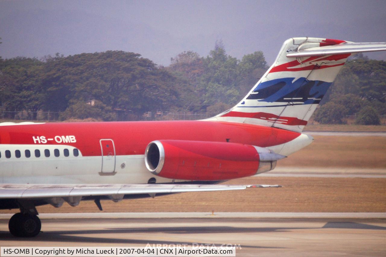 HS-OMB, 1986 McDonnell Douglas MD-82 (DC-9-82) C/N 49441, At Chiang Mai