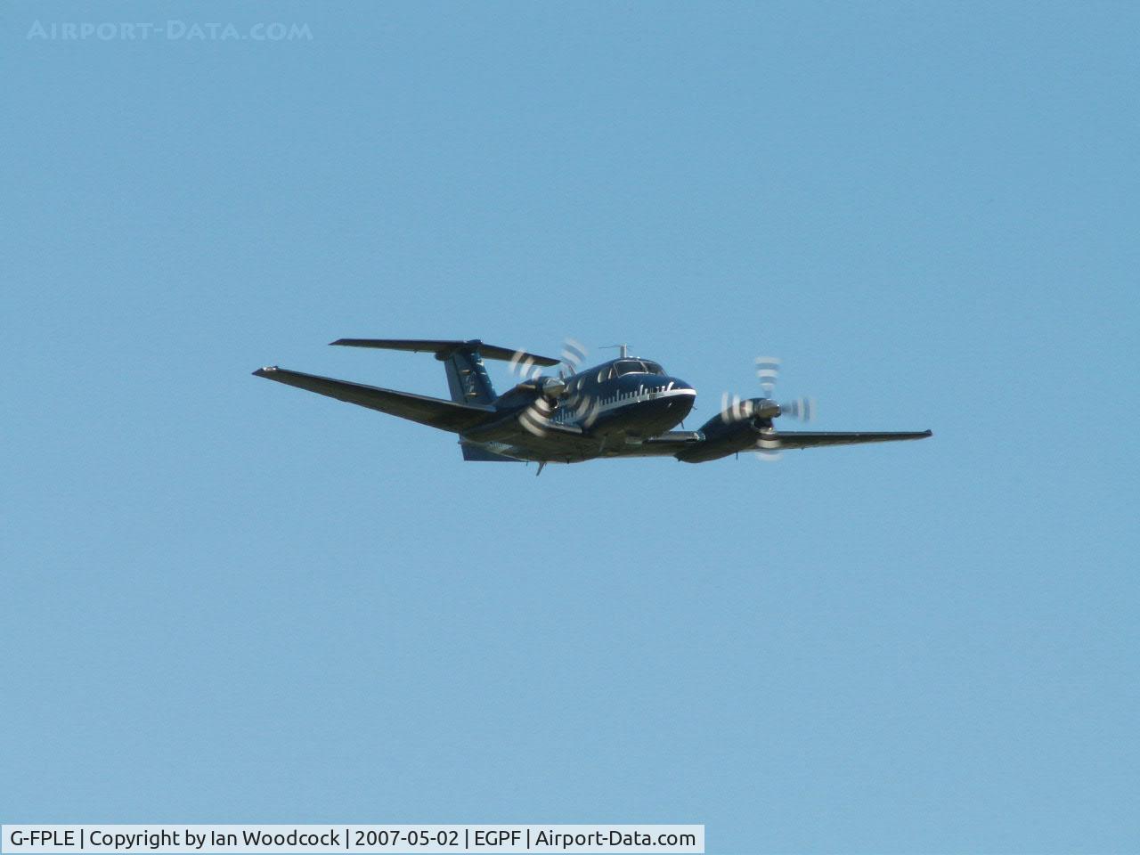 G-FPLE, 1986 Beech B200 King Air C/N BB-1256, B200/Calibration unit @ Glasgow