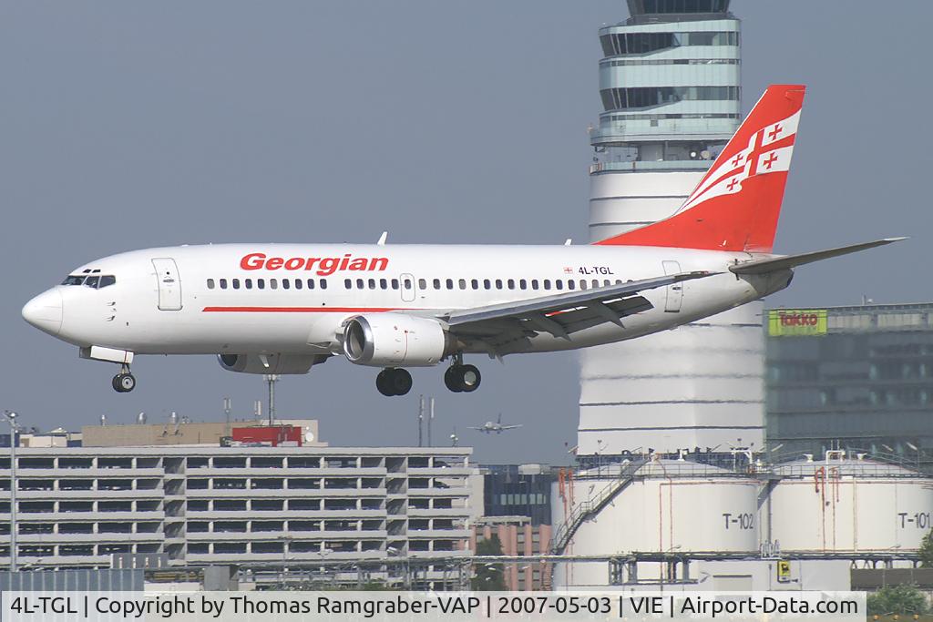 4L-TGL, 1988 Boeing 737-3B7 C/N 23859, Georgian Airlines Boeing 737-300