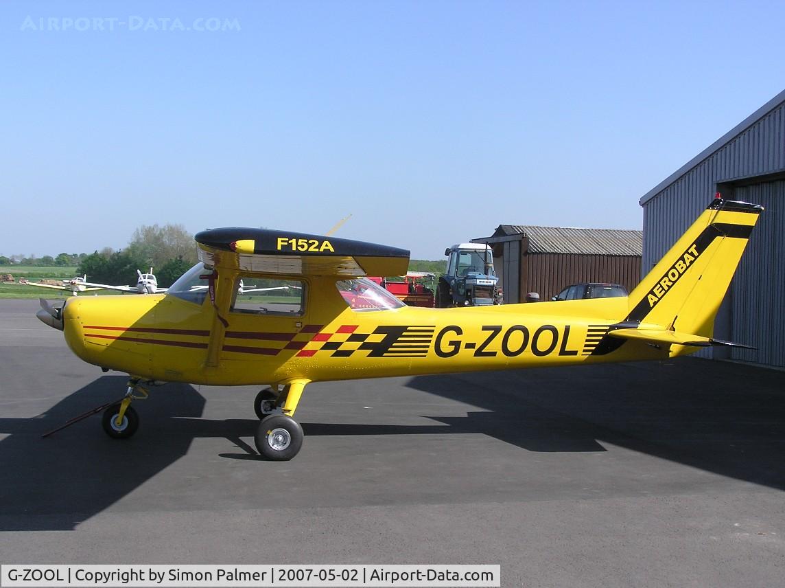 G-ZOOL, 1979 Reims Cessna FA152 C/N 0357, Colourful Cessna FA152 Aerobat at Turweston