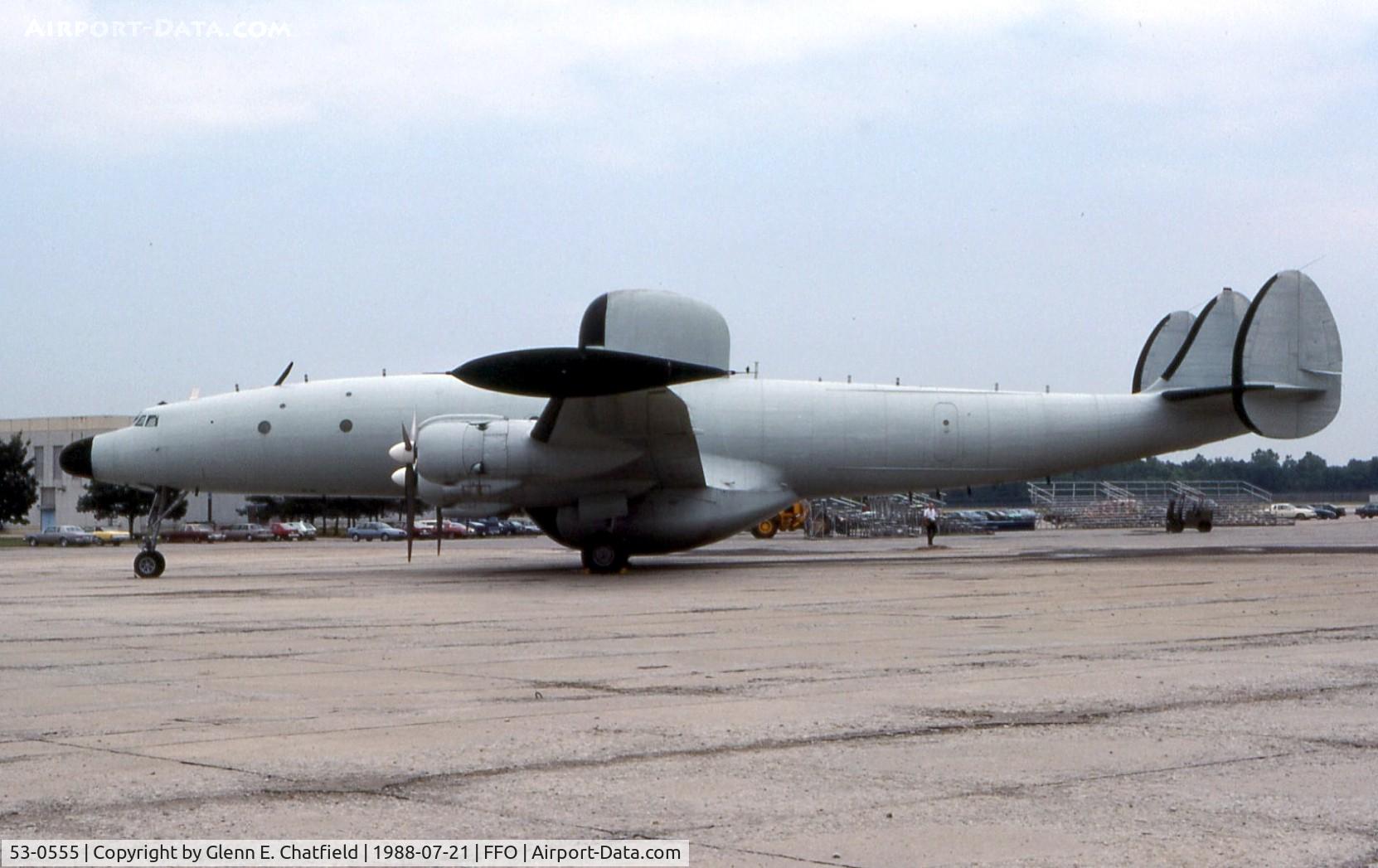 53-0555, 1953 Lockheed EC-121H Warning Star C/N 1049A-4370, EC-121D at the National Museum of the U.S. Air Force