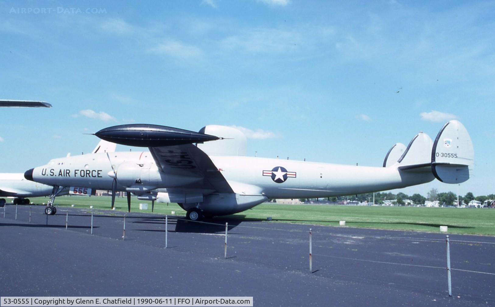 53-0555, 1953 Lockheed EC-121H Warning Star C/N 1049A-4370, EC-121D at the National Museum of the U.S. Air Force