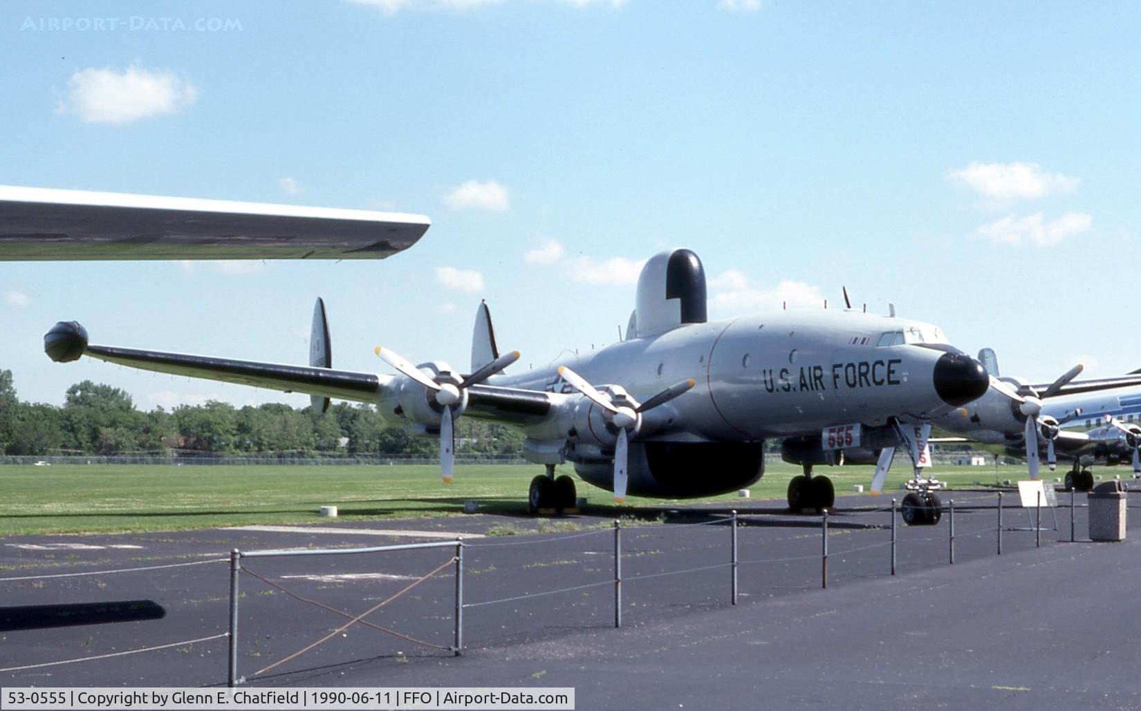 53-0555, 1953 Lockheed EC-121H Warning Star C/N 1049A-4370, EC-121D at the National Museum of the U.S. Air Force