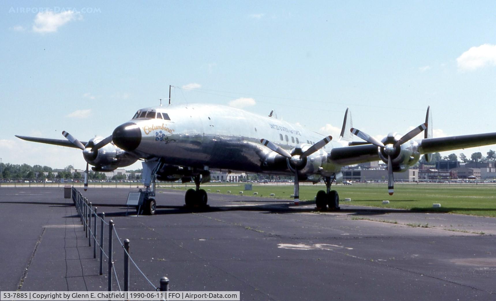 53-7885, 1953 Lockheed VC-121E Super Constellation C/N 4151, VC-121E, President Eisenhower's plane, at the National Museum of the U.S. Air Force
