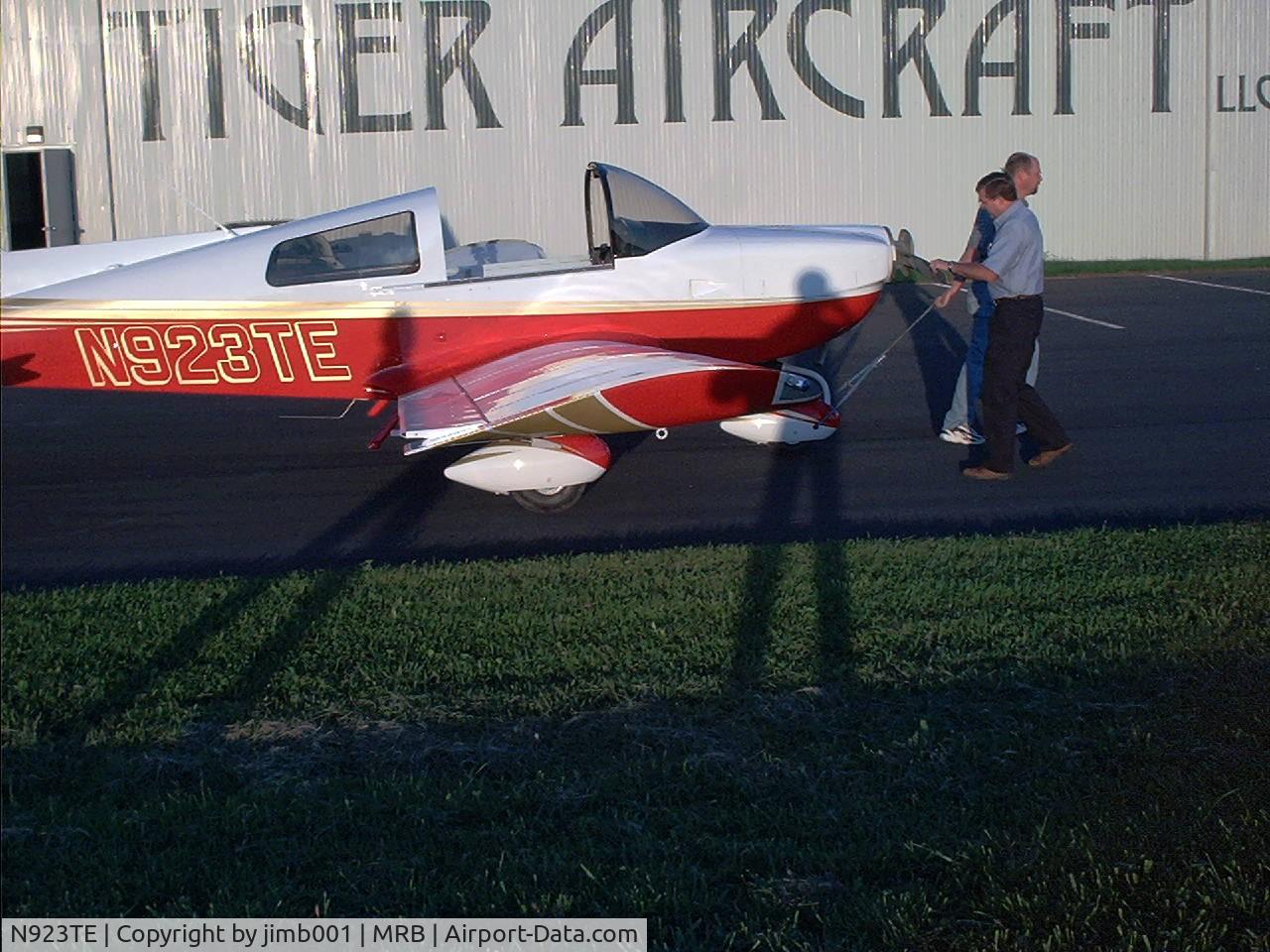 N923TE, 2001 Tiger Aircraft Llc AG-5B C/N 10202, out of the paint shop
