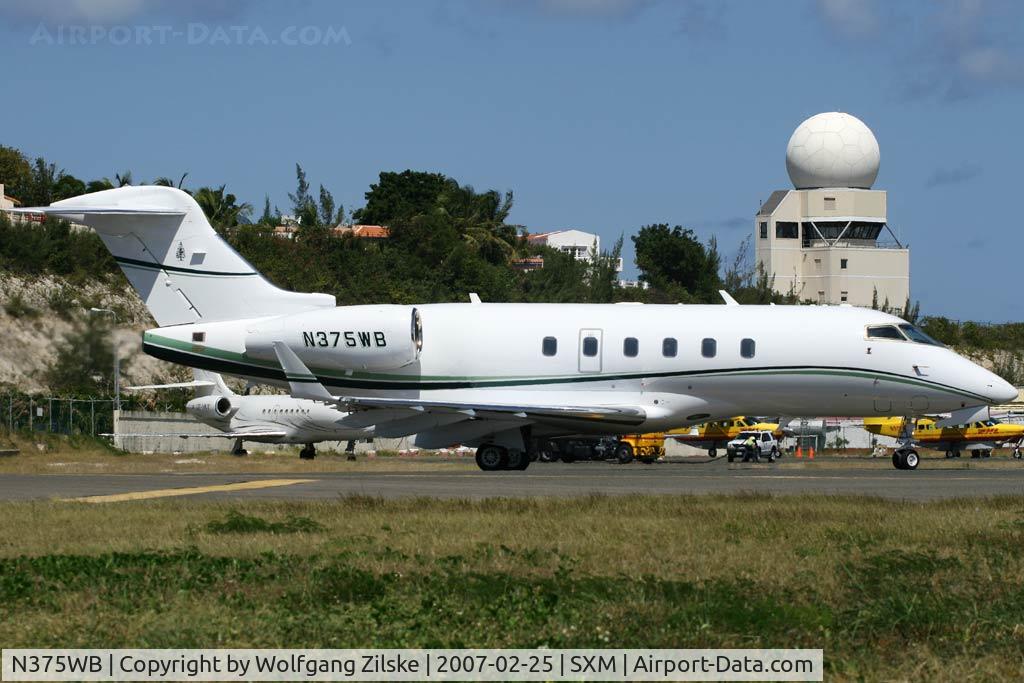N375WB, 2008 Bombardier BD-700-1A11 Global 5000 C/N 9288, visitor