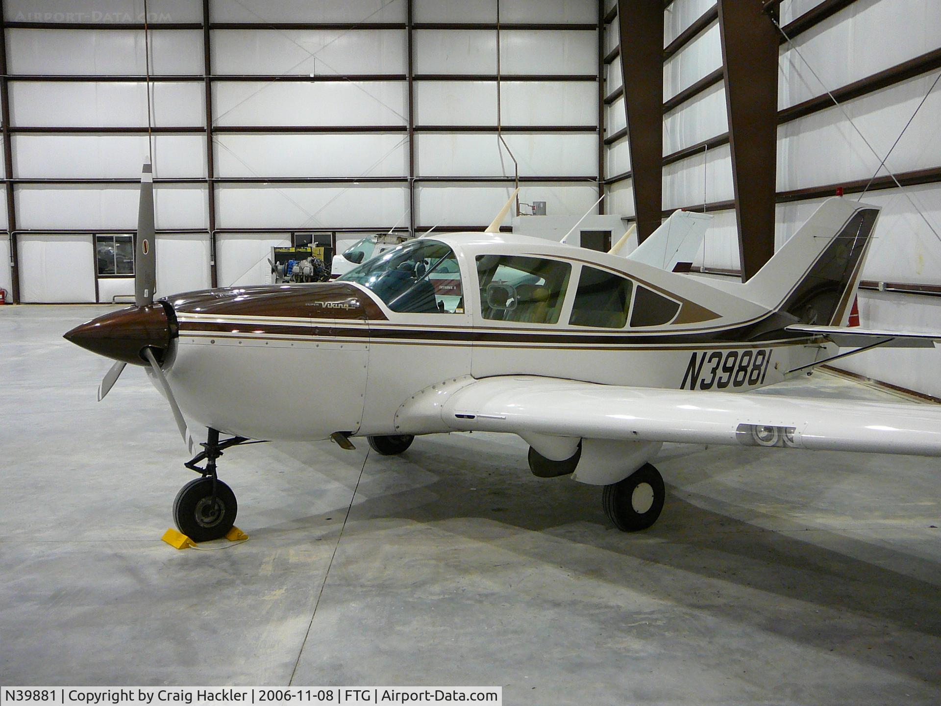 N39881, 1973 Bellanca 17-30A Viking C/N 73-30539, N39881 at home in the hangar