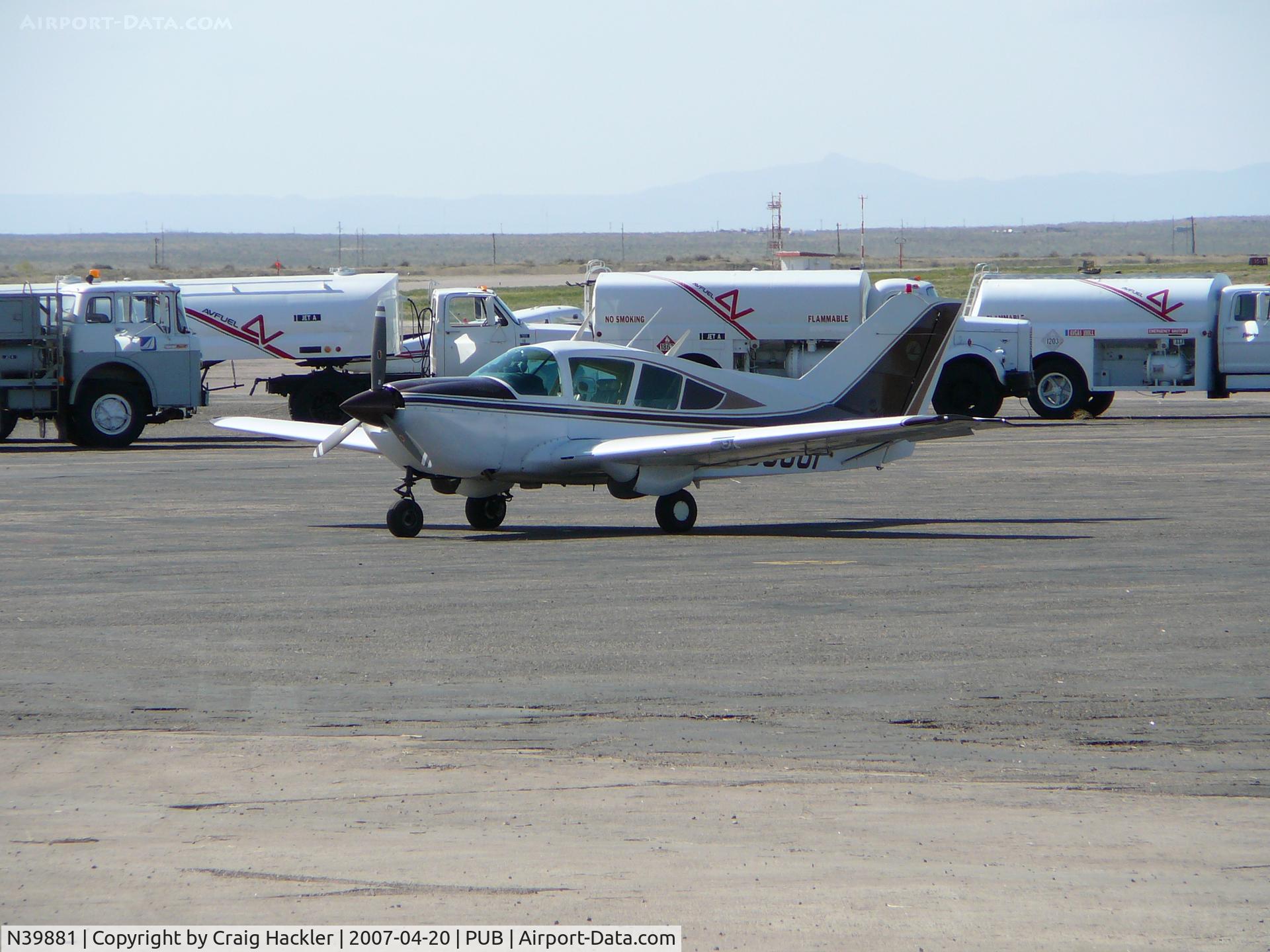 N39881, 1973 Bellanca 17-30A Viking C/N 73-30539, Looking sharp on the ramp at PUB