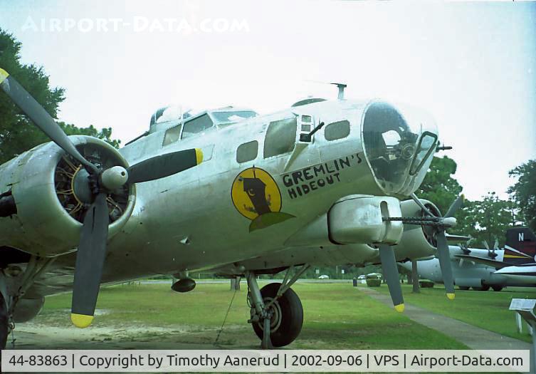 44-83863, 1944 Boeing B-17G-95-DL Flying Fortress C/N 32504, USAF Armament Musueum, B-17, 44-83863