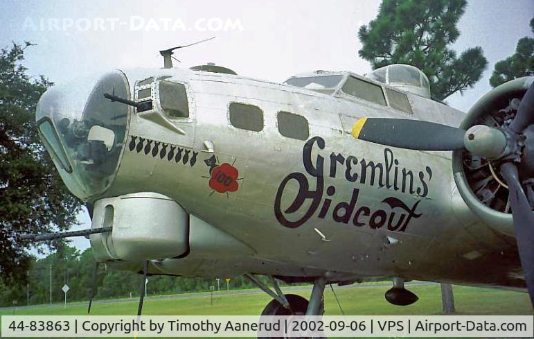 44-83863, 1944 Boeing B-17G-95-DL Flying Fortress C/N 32504, USAF Armament Musueum, B-17, 44-83863