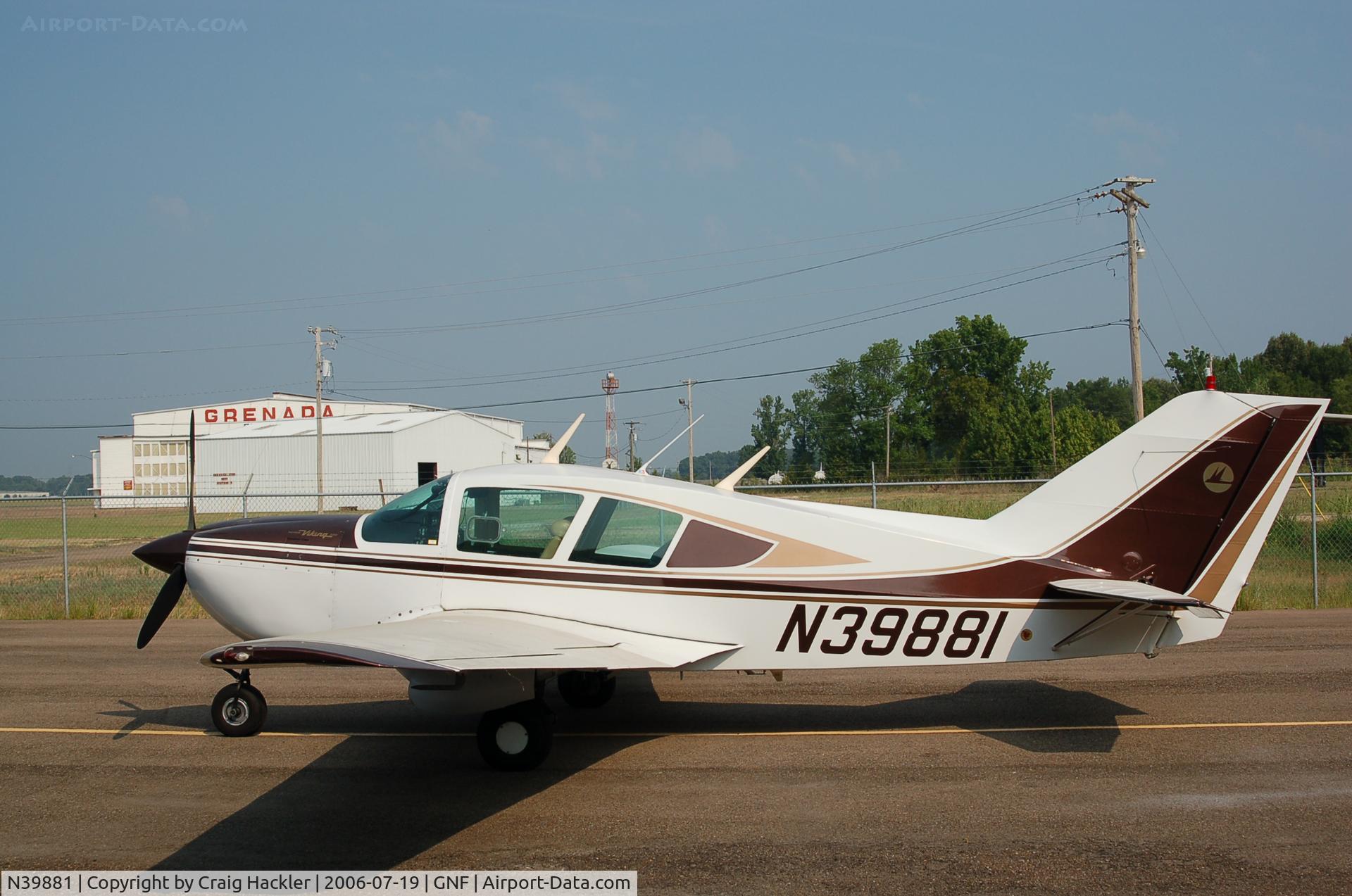 N39881, 1973 Bellanca 17-30A Viking C/N 73-30539, Getting ready to leave Grenada, MS