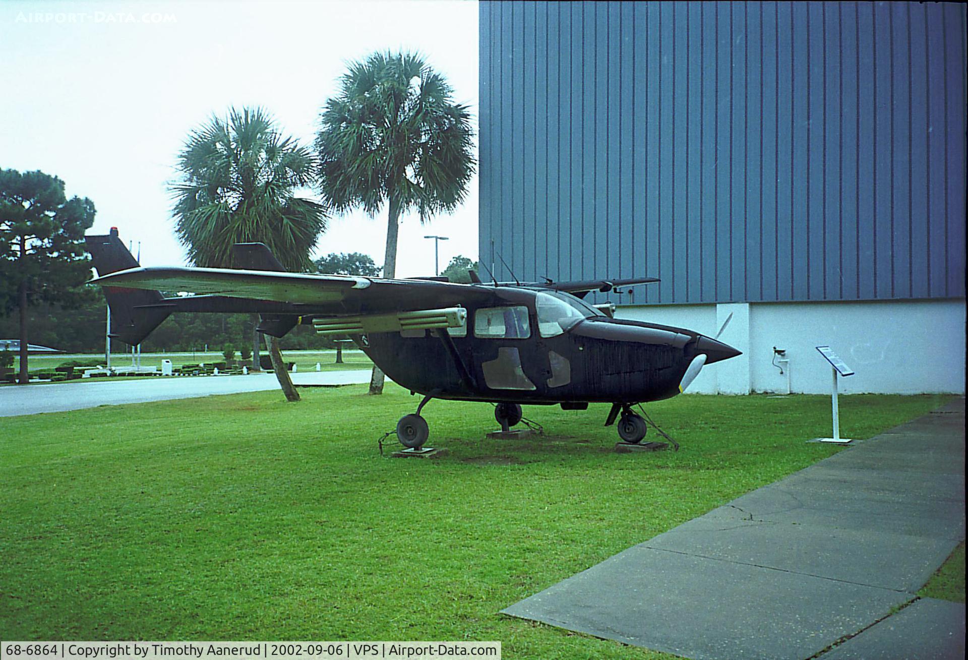 68-6864, 1968 Cessna O-2A Super Skymaster C/N 337M-0153, USAF Armament Museum, Cessna O-2A, 68-6864