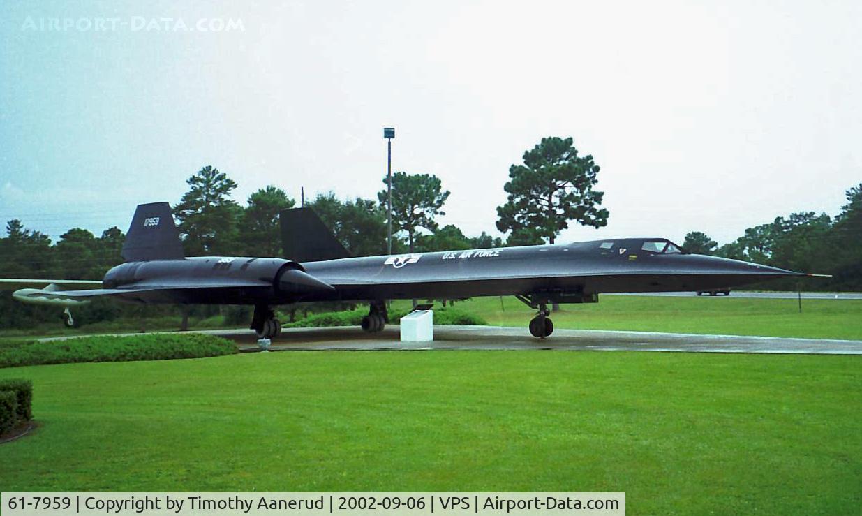 61-7959, 1961 Lockheed SR-71A Blackbird C/N 2010, USAF Armament Museum, Lockheed SR-71A, 61-7959