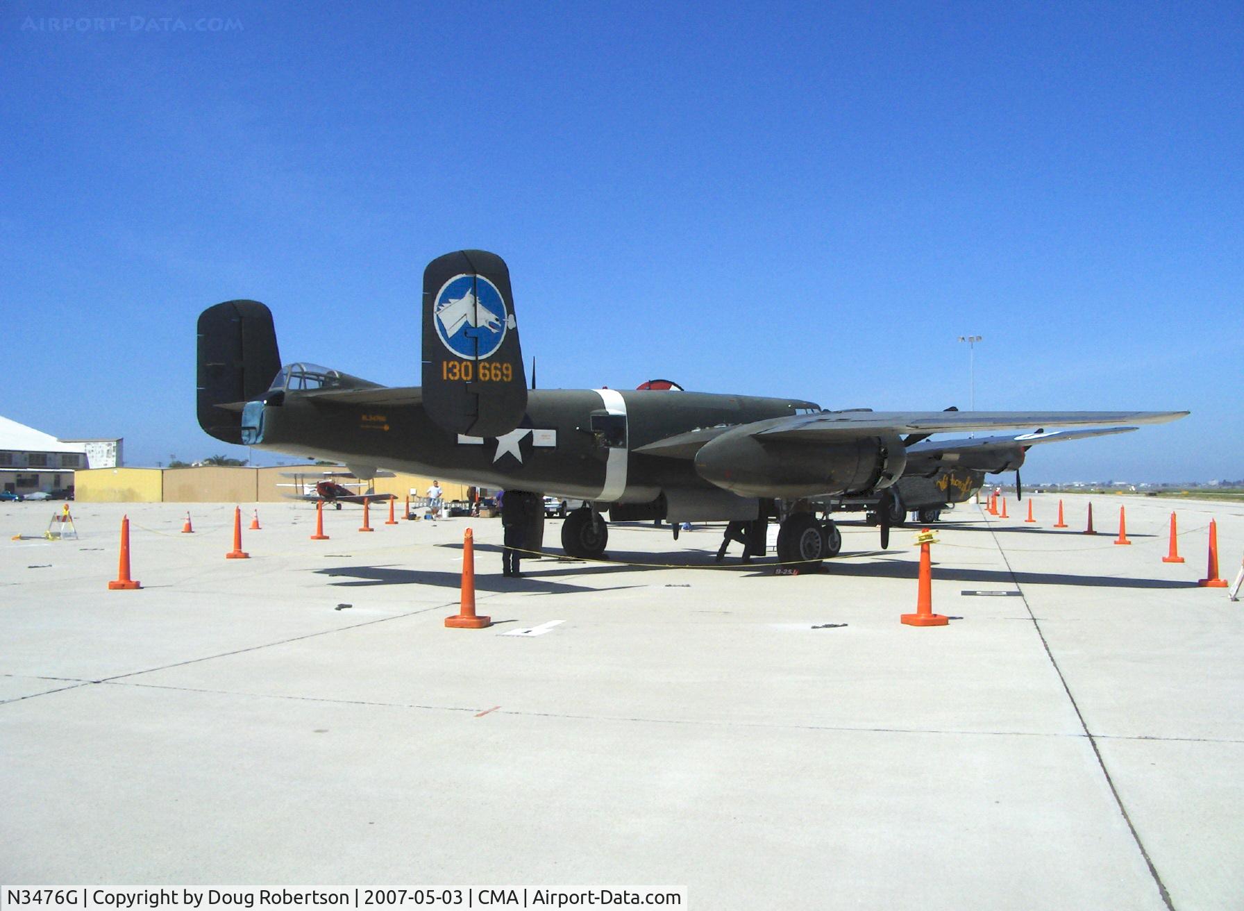 N3476G, 1944 North American B-25J Mitchell C/N 108-33257, 1944 North American B-25N MITCHELL 'Tondelayo' as NL3476G, two Wright Cyclone R-2600s 1,700 Hp each, Limited class