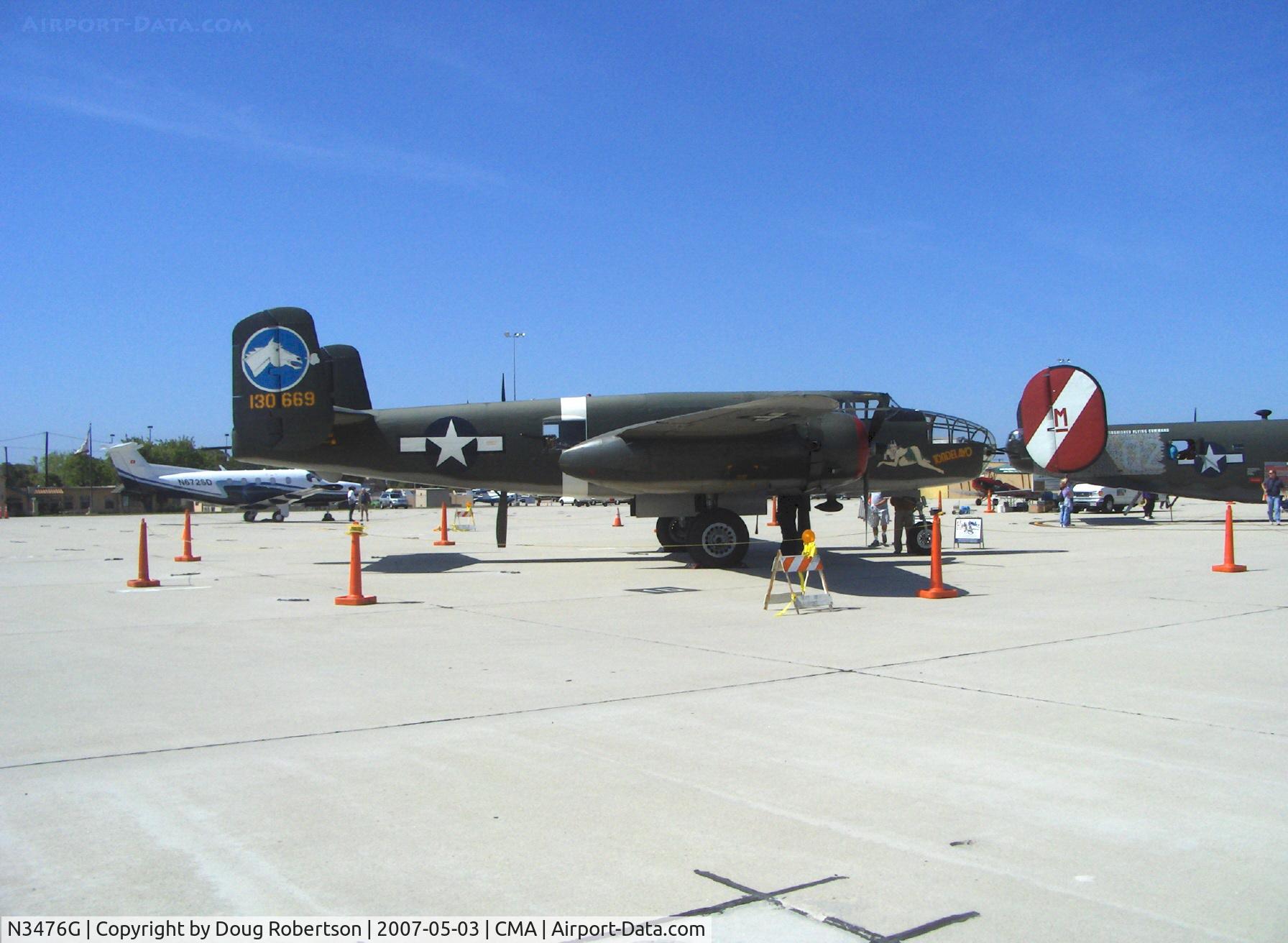 N3476G, 1944 North American B-25J Mitchell C/N 108-33257, 1944 North American B-25N MITCHELL 'Tondelayo' as NL3476G, two Wright Cyclone R-2600s 1,700 Hp each, Limited class