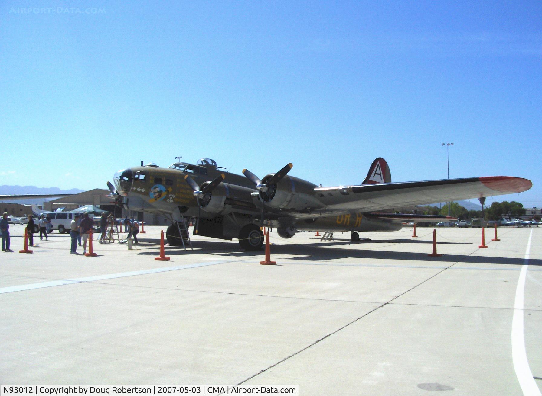 N93012, 1944 Boeing B-17G-30-BO Flying Fortress C/N 32264, 1944 Boeing B-17G FLYING FORTRESS 'Nine O Nine', four Turbocharged Wright Cyclone R-1820-97 1,200 Hp each, Limited/Experimental class
