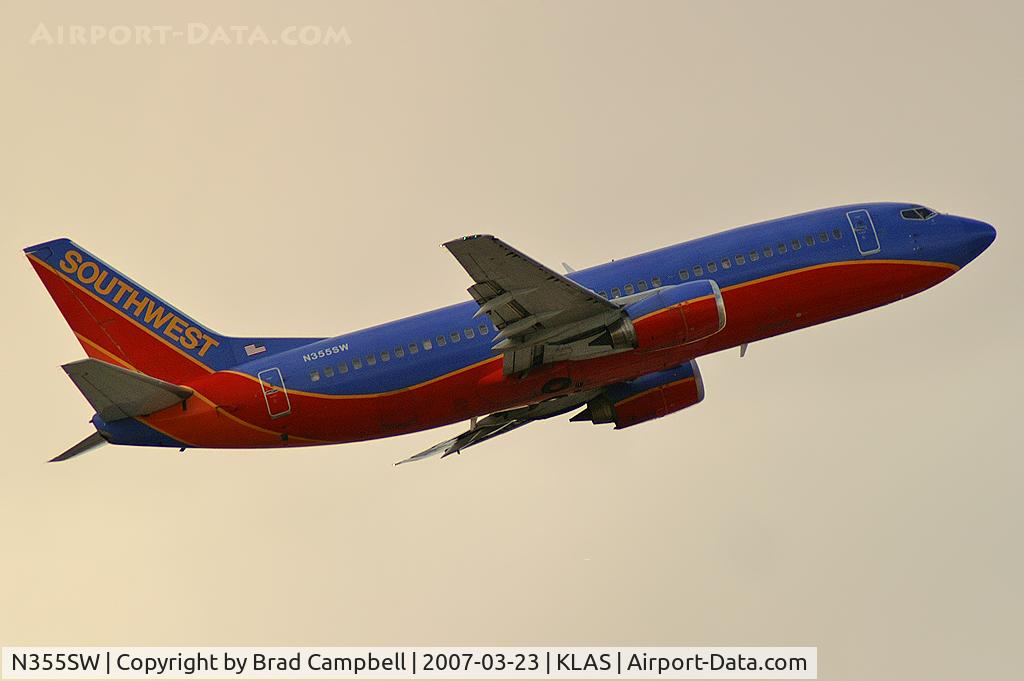 N355SW, 1991 Boeing 737-3H4 C/N 25250, Southwest Airlines / 1991 Boeing 737-3H4