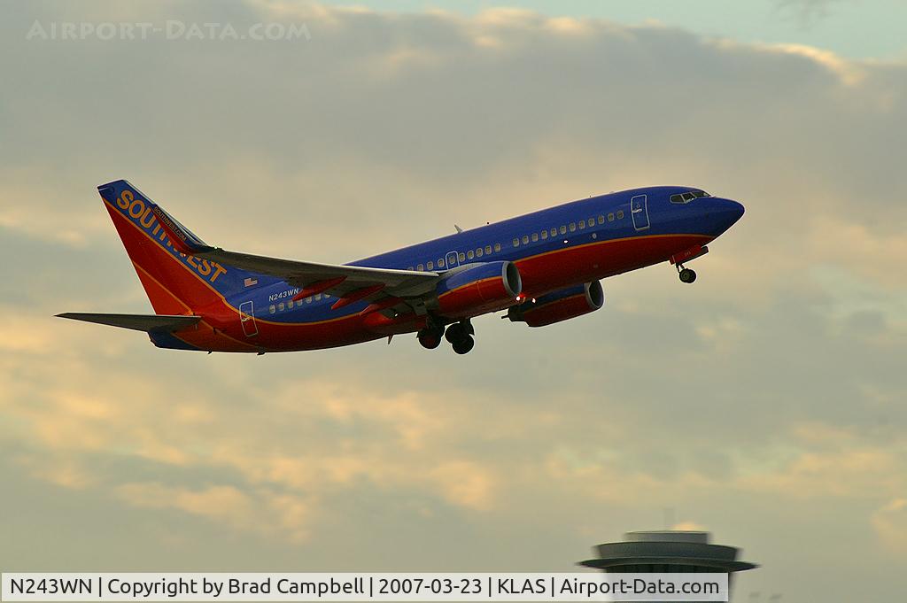 N243WN, 2006 Boeing 737-7H4 C/N 34863, Southwest Airlines / 2006 Boeing 737-7H4