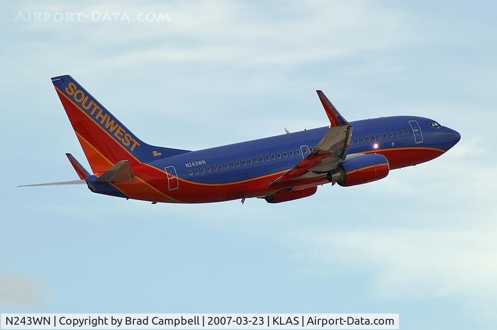 N243WN, 2006 Boeing 737-7H4 C/N 34863, Southwest Airlines / 2006 Boeing 737-7H4