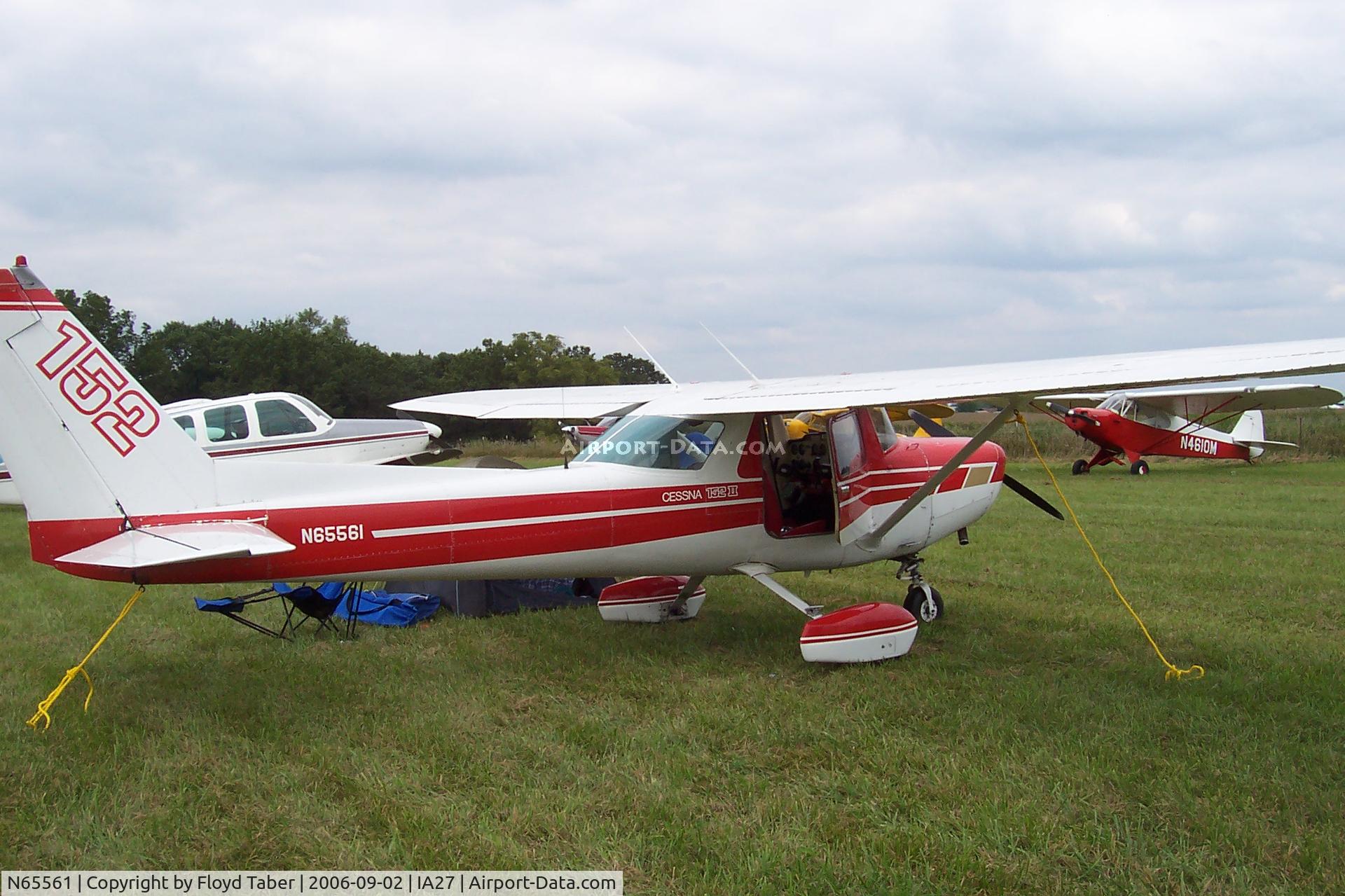 N65561, 1978 Cessna 152 C/N 15281619, C152 at the Antique Fly in Blakesburg Iowa