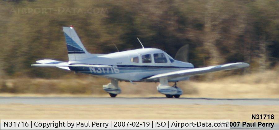 N31716, 1978 Piper PA-28-161 C/N 28-7816579, There she goes, just before rotate