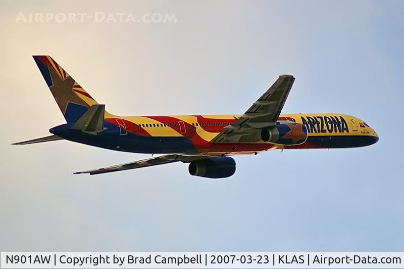 N901AW, 1985 Boeing 757-2S7 C/N 23321, America West Airlines - 'City of Phoenix - Arizona' / 1985 Boeing 757-2S7