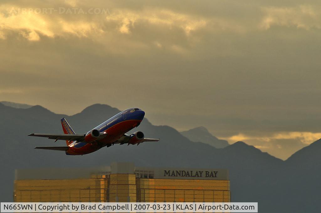 N665WN, 1986 Boeing 737-3Y0 C/N 23497, Southwest Airlines / 1986 Boeing 737-3Y0