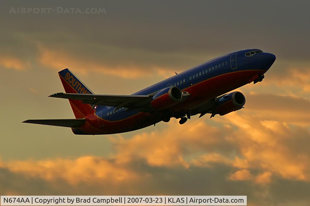 N674AA, 1985 Boeing 737-3A4 C/N 23252, Southwest Airlines / 1985 Boeing 737-3A4