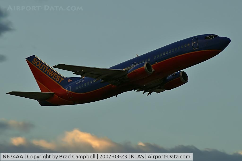 N674AA, 1985 Boeing 737-3A4 C/N 23252, Southwest Airlines / 1985 Boeing 737-3A4