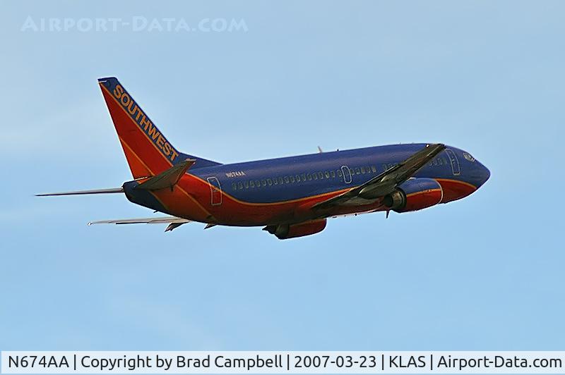 N674AA, 1985 Boeing 737-3A4 C/N 23252, Southwest Airlines / 1985 Boeing 737-3A4