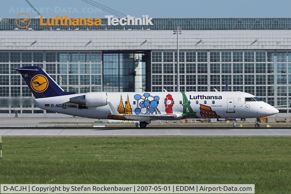D-ACJH, 1998 Canadair CRJ-200LR (CL-600-2B19) C/N 7266, CRJ of Lufthansa in special livery.