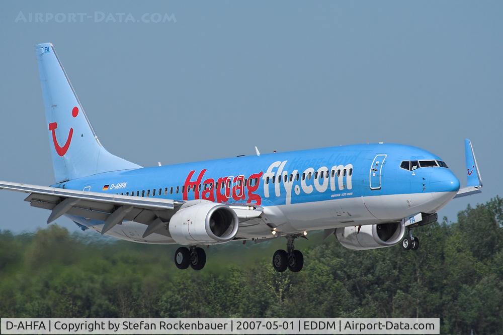 D-AHFA, 1997 Boeing 737-8K5 C/N 27981, Hapagfly 737.
