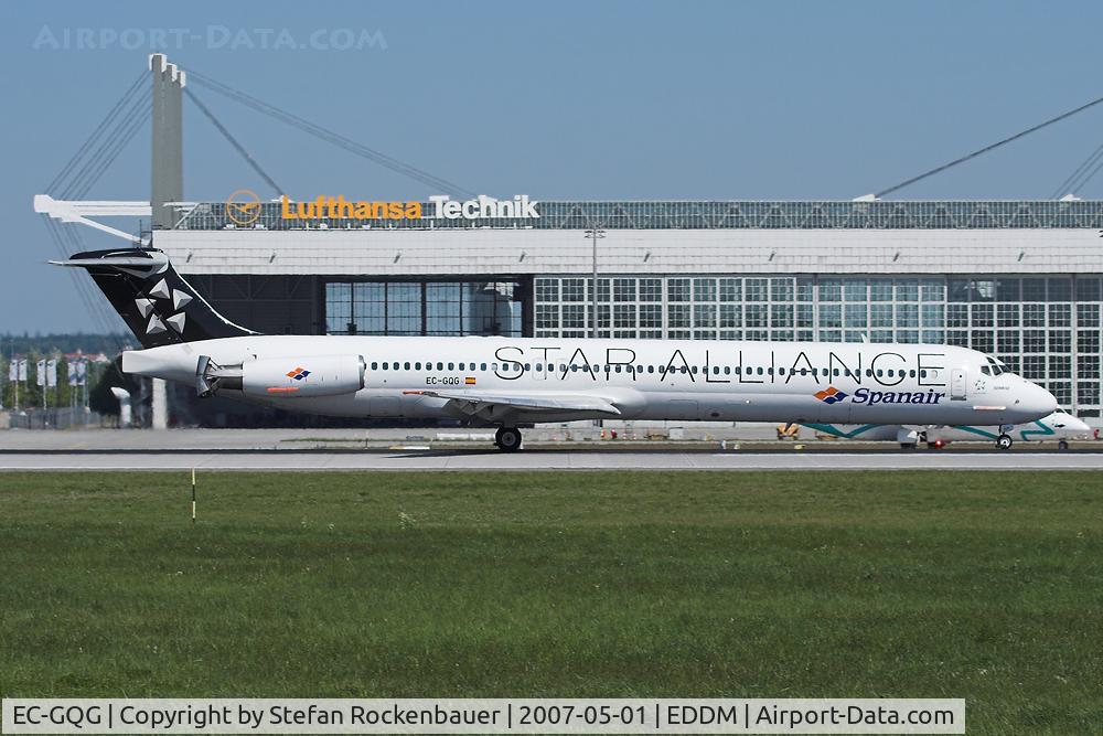 EC-GQG, 1988 McDonnell Douglas MD-83 (DC-9-83) C/N 49577, Spanair Maddog.