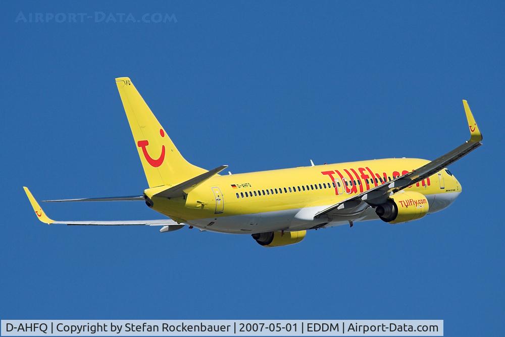 D-AHFQ, 2000 Boeing 737-8K5 C/N 27992, Yellow Taxi.