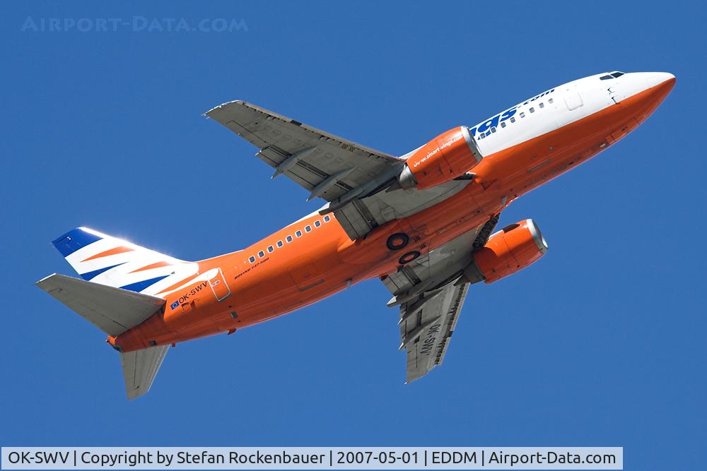 OK-SWV, 1993 Boeing 737-522 C/N 26696, Smart wings 737.