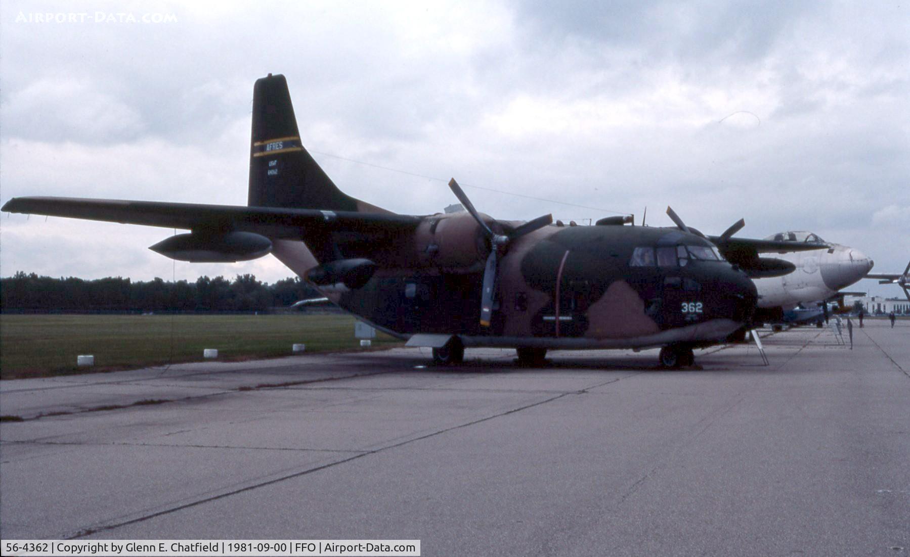 56-4362, 1956 Fairchild C-123K-17-FA Provider C/N 20246, C-123K at the National Museum of the U.S. Air Force in old paint scheme