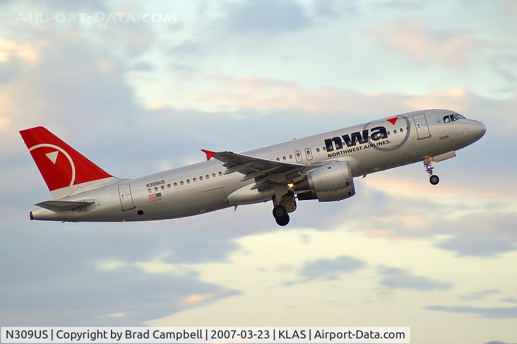N309US, 1990 Airbus A320-211 C/N 118, Northwest Airlines / 1990 Airbus Industrie A320-211