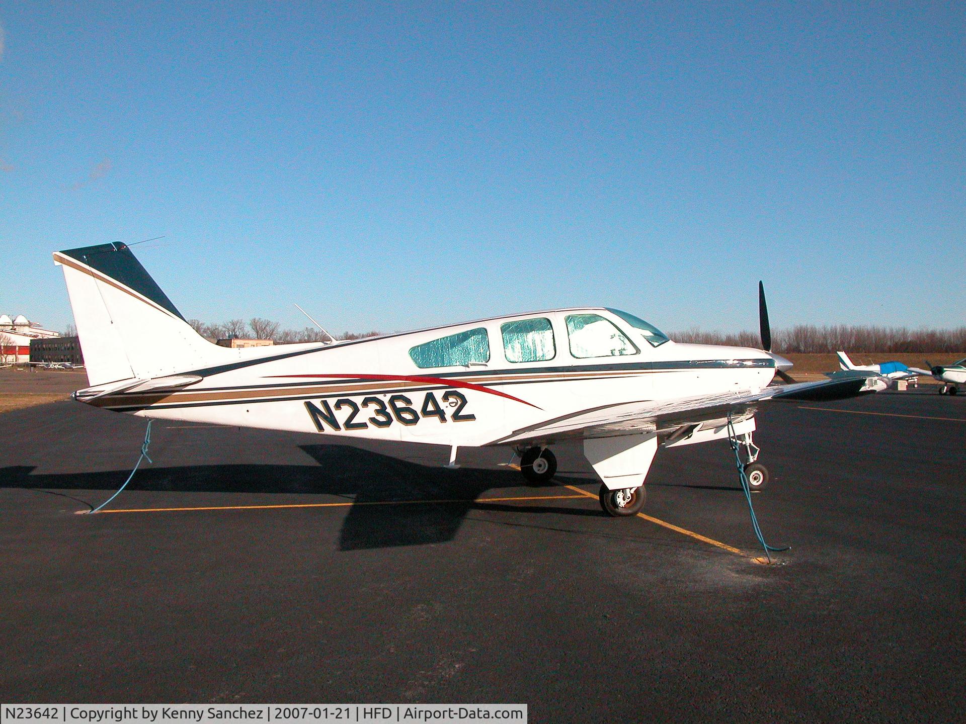 N23642, 1977 Beech F33A Bonanza C/N CE-759, F-33A