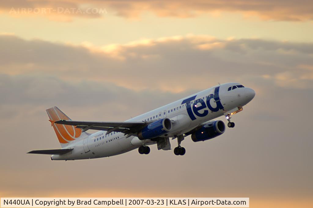 N440UA, 1997 Airbus A320-232 C/N 702, Ted Airlines / 1997 Airbus Industrie A320-232