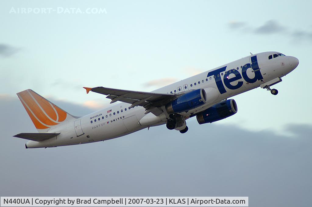 N440UA, 1997 Airbus A320-232 C/N 702, Ted Airlines / 1997 Airbus Industrie A320-232