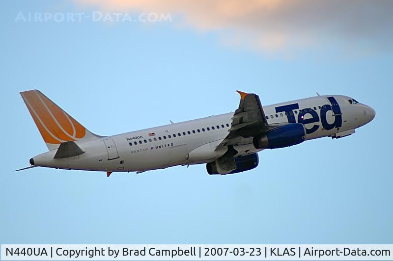 N440UA, 1997 Airbus A320-232 C/N 702, Ted Airlines / 1997 Airbus Industrie A320-232