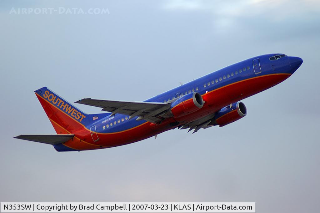 N353SW, 1990 Boeing 737-3H4 C/N 24889, Southwest Airlines / 1990 Boeing 737-3H4