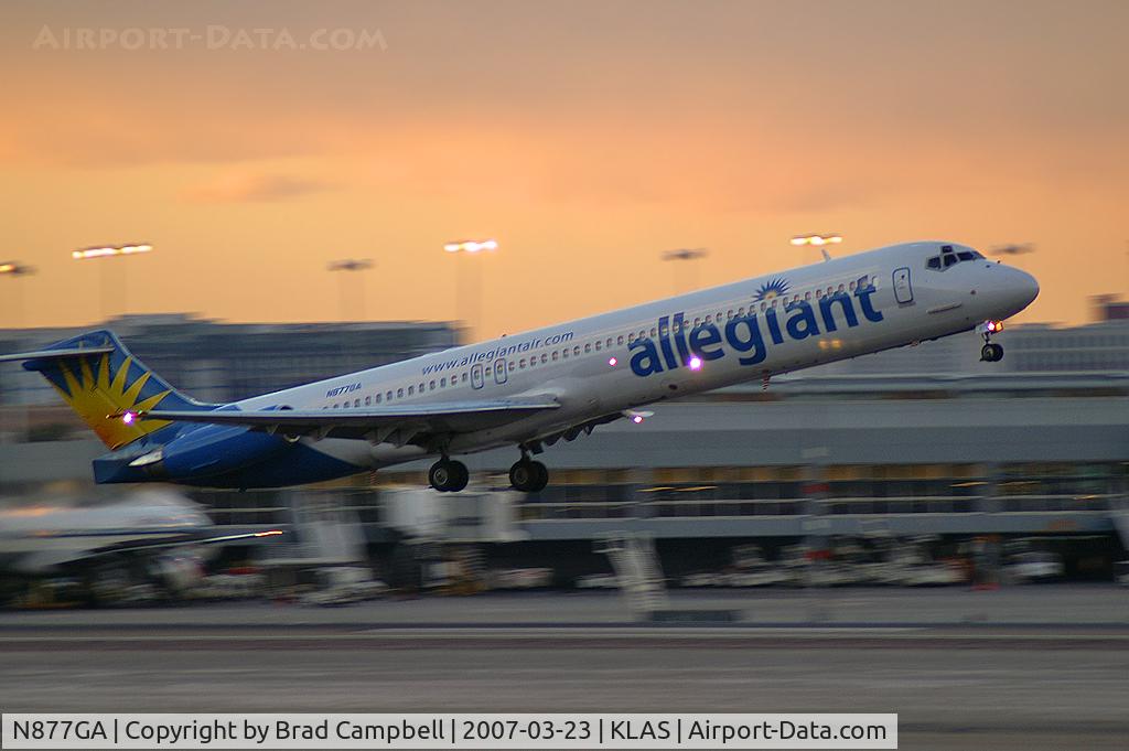 N877GA, 1994 McDonnell Douglas MD-83 (DC-9-83) C/N 53467, Allegiant Air / 1994 McDonnell Douglas DC-9-83 (MD-83)