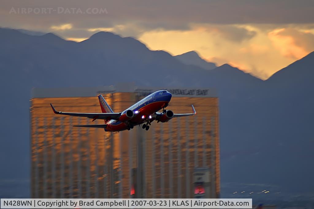 N428WN, 2002 Boeing 737-7H4 C/N 29844, Southwest Airlines / 2002 Boeing 737-7H4