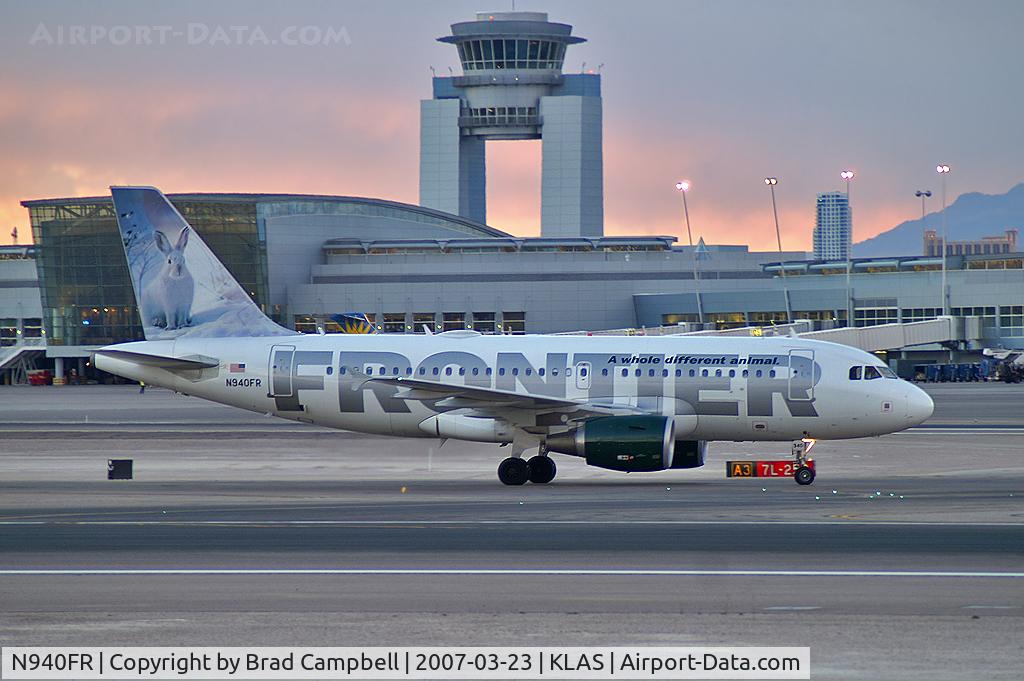 N940FR, 2005 Airbus A319-111 C/N 2465, Frontier Airlines - 'Snowshoe Hare' / Airbus A319-111