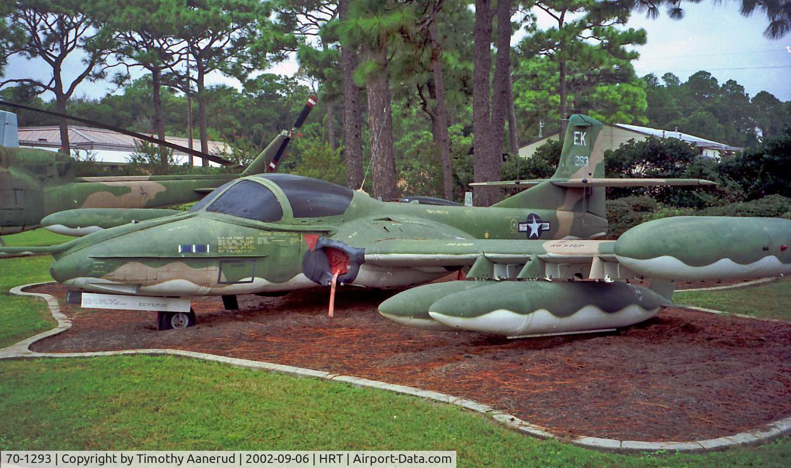 70-1293, 1970 Cessna OA-37B Dragonfly C/N 43308, Hurlburt Field Park, Cessna OA-37B Dragonfly, 70-1293