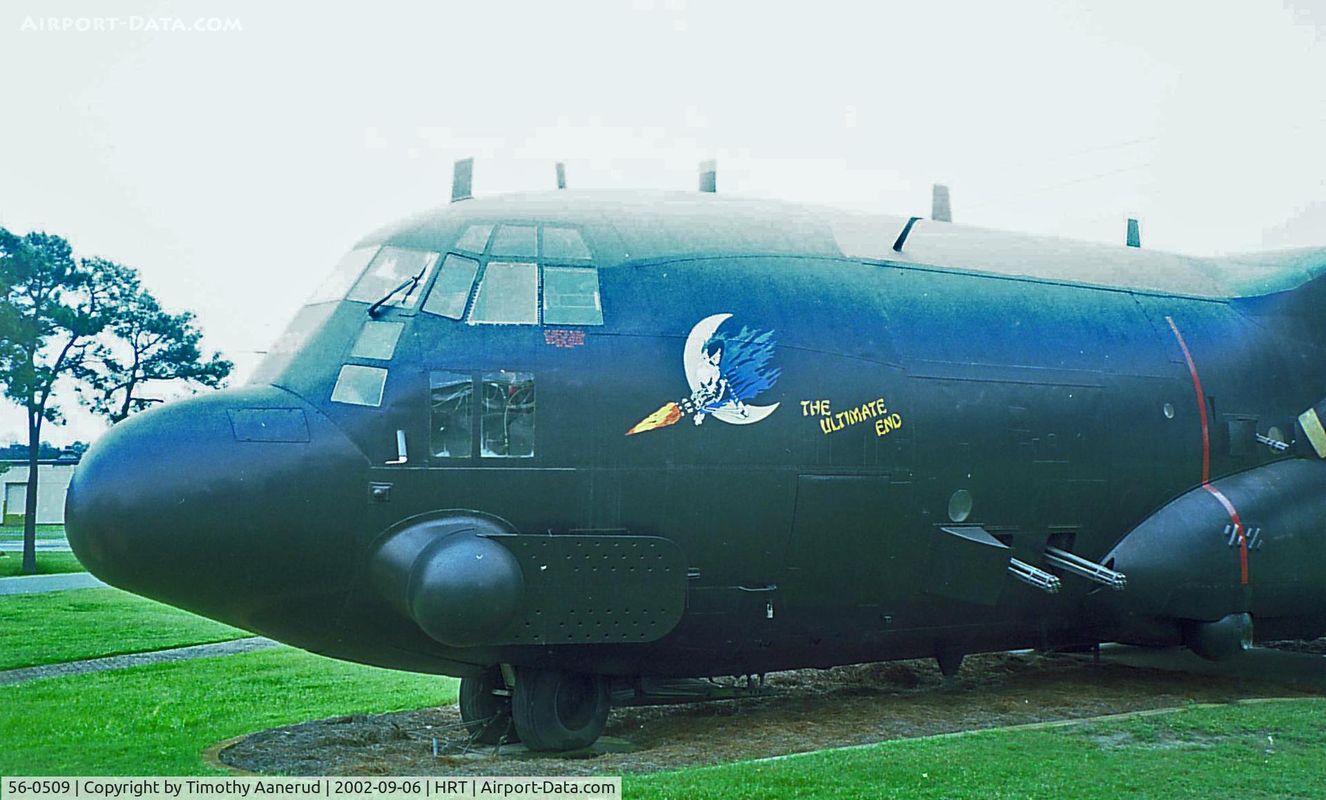 56-0509, 1956 Lockheed AC-130A Hercules C/N 182-3117, Hurlburt Field Park, Lockheed AC-130A Spectre, 56-0509