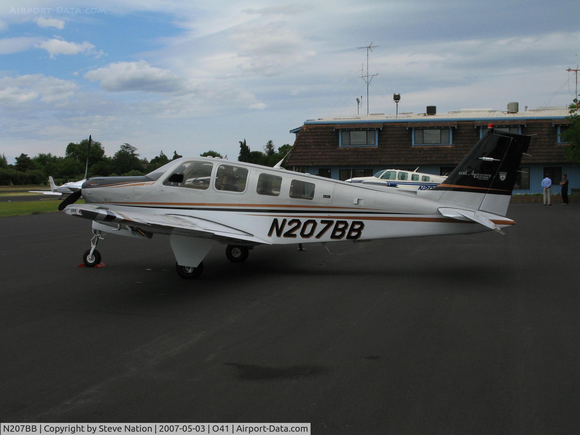 N207BB, 2006 Raytheon G36 Bonanza C/N E-3700, Woodland Aviation 